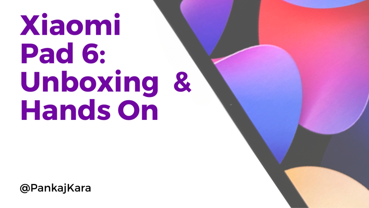Xiaomi Redmi Pad Unboxing & Hands On 